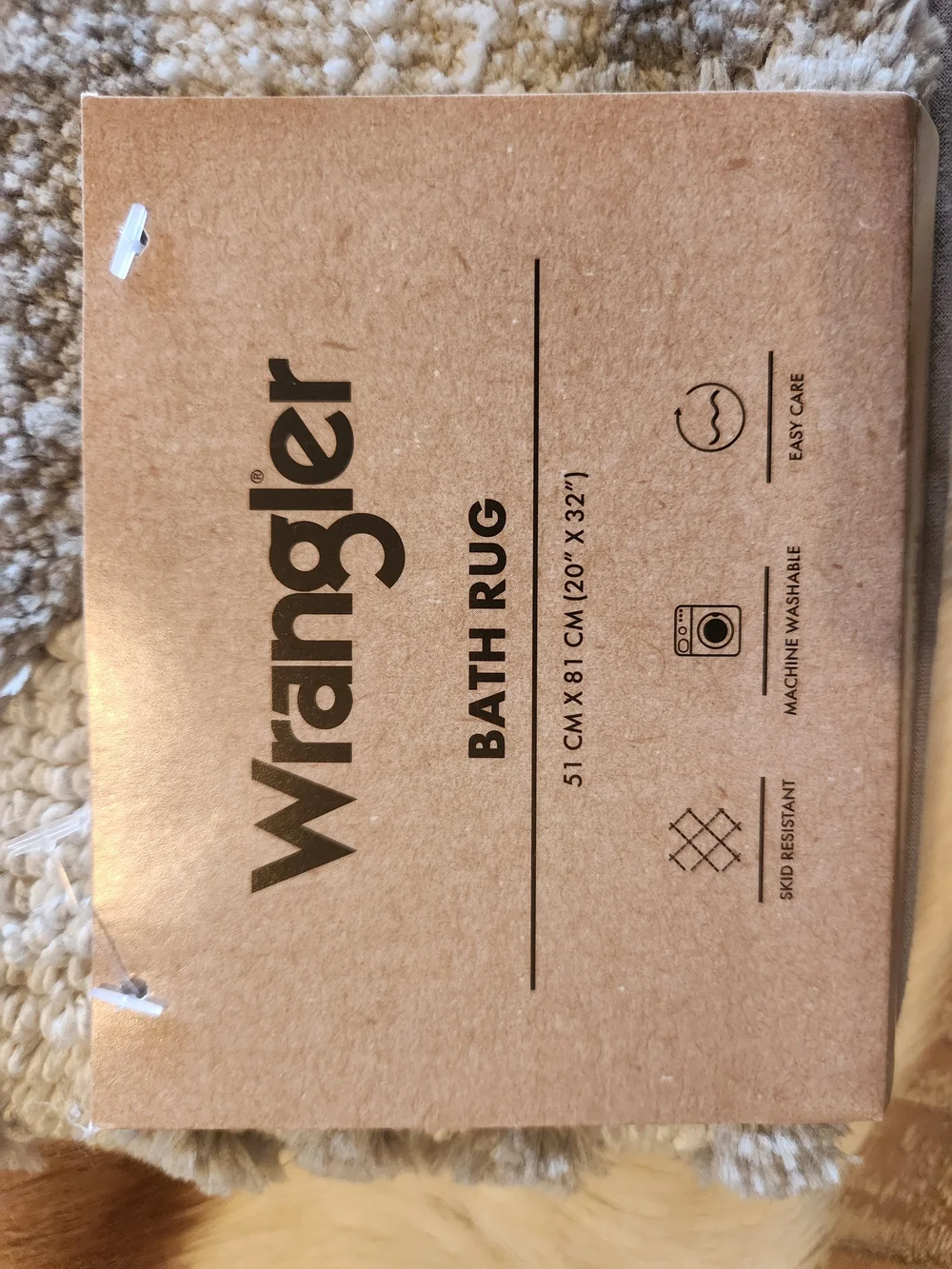 Wrangler bath rug